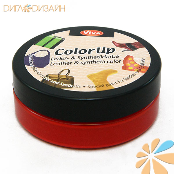 Краска по коже Viva-Color Up, цвет 400 красный, 50 мл