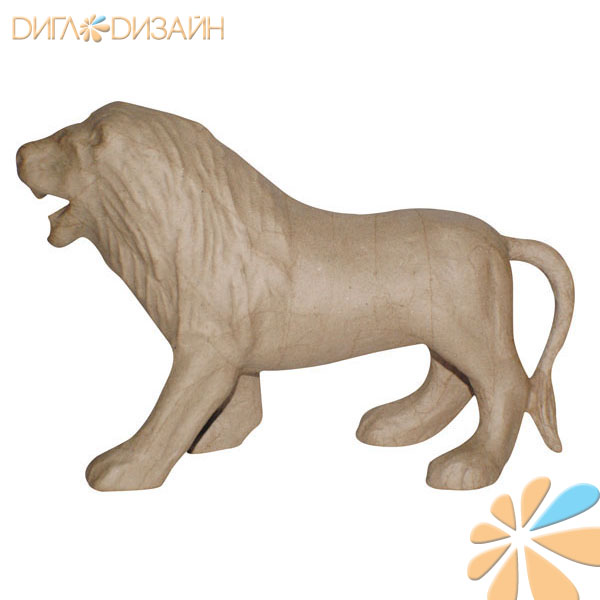 Decopatch MA007, лев (8,5*30,5*20,5)см, фигурка из папье-маше