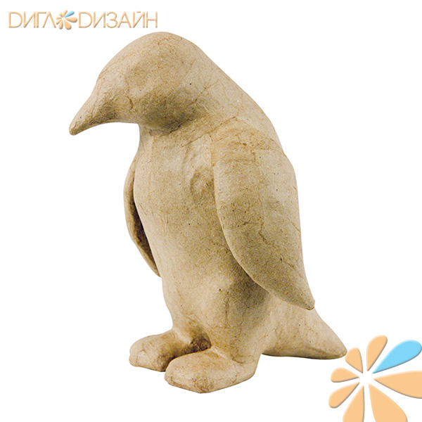 Decopatch LA002, пингвин (33*23*40)см, фигурка из папье-маше