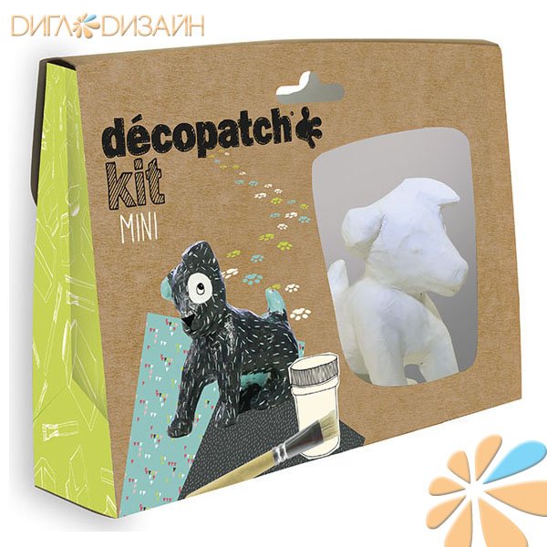 Decopatch KIT017, собачка, набор для декопача