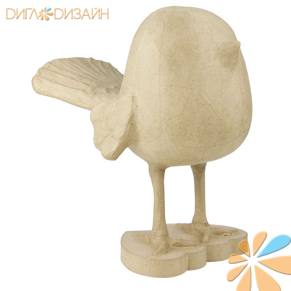 Decopatch LA005, птичка на ножках (38*22*39,5)см, фигурка из папье-маше