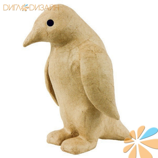 Decopatch SA116, пингвин (14*20*14)см, фигурка из папье-маше