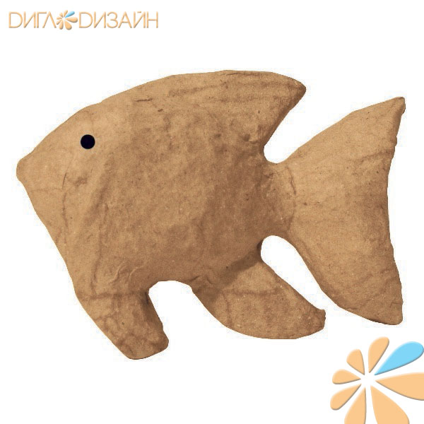 Decopatch AP114, рыбка (3*10,5*7)см, фигурка из папье-маше