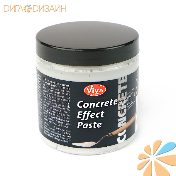 Паста Viva Decor-Concrete-Effect-Paste серый, 250 мл